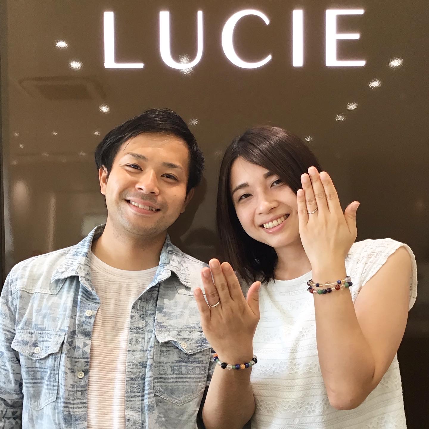 ヤマトヤ沼津店 Lucie ルシエ 結婚指輪 Destiny とお客様の声